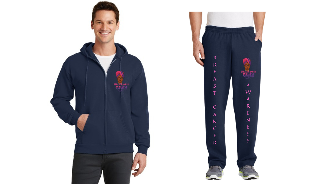BREAST CANCER & LUPUS AWARENESS SWEATSUIT