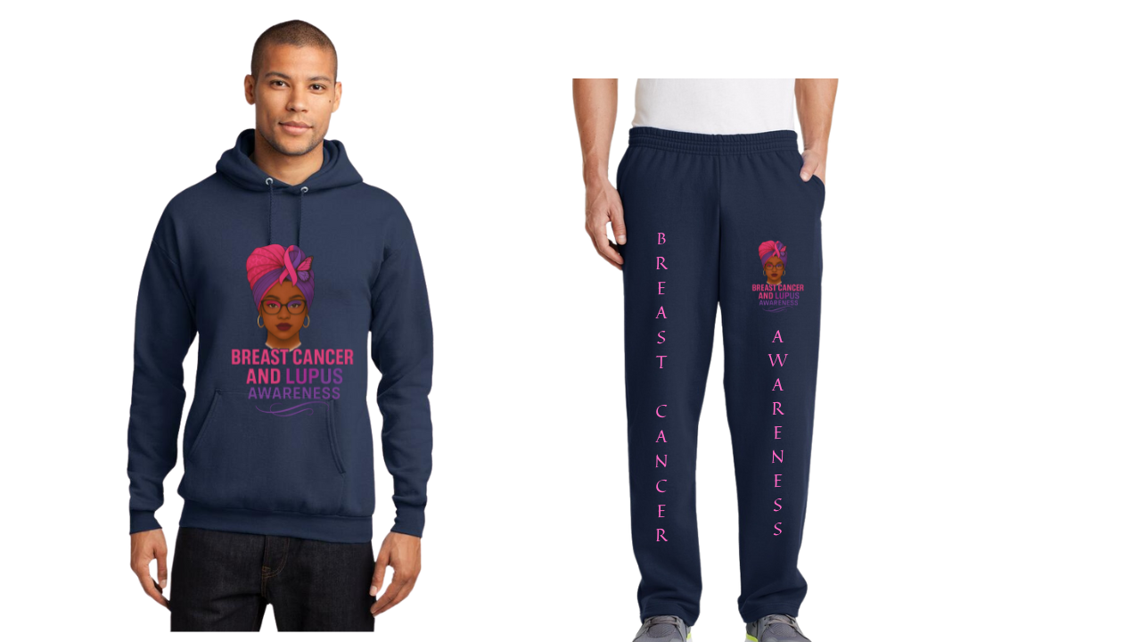 BREAST CANCER & LUPUS AWARENESS SWEATSUIT
